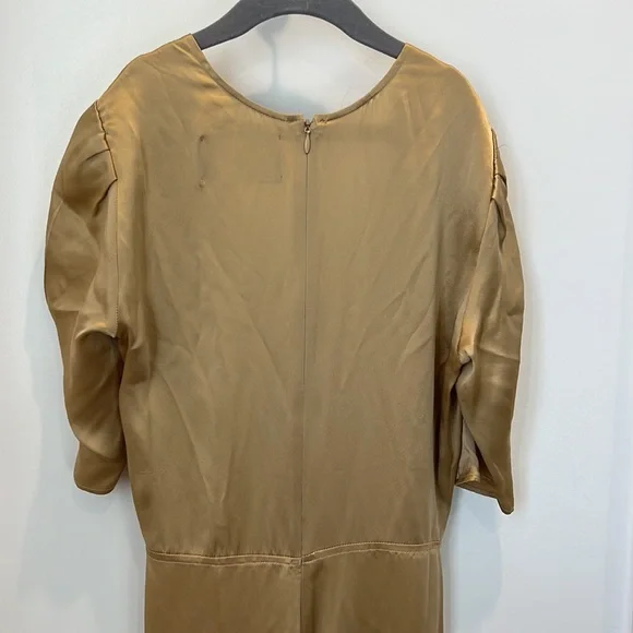 Beautiful Gold Long Dress Reformation